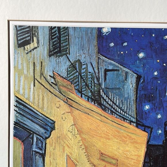 Vincent Van Gogh’s “Cafe Terrace at Night,” Print. Original Produced in 1988 - Picture 3 of 16